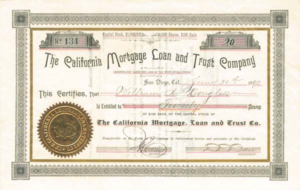 California Mortgage Loan and Trust Co.